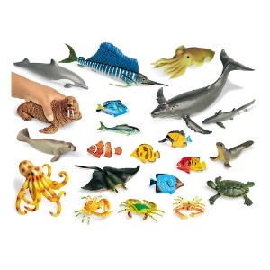 장난감 사고 그림책 받자 해양 동물 모음