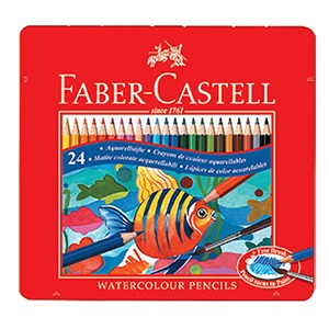 파버카스텔 수채 색연필 24색