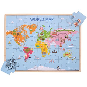 BIGJIGS 세계를 알기 지도 퍼즐
