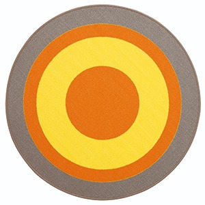 WESCO 원형 카펫(노랑)