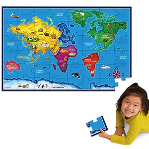 LAKESHORE 자이언트 플로어 퍼즐 (세계지도)