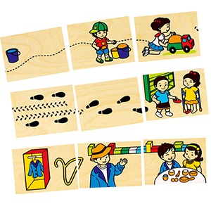 [유아용 퍼즐 워크샵]  놀잇감 도미노 ①우리반과 친구