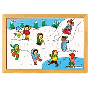 [유아용 퍼즐 워크샵] 겨울철 놀이  ⑨계절